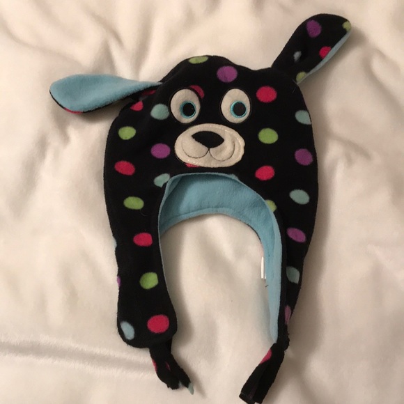 Nannette 2t girls polka dot fleece outfit w/ hat - Picture 4 of 6